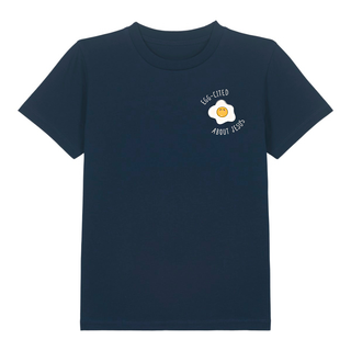 Egg Cited Kinder T-Shirt Detailansicht, Mountain Movers christliche Streetwear