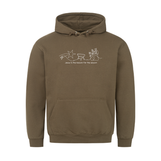 Kind wordt geboren Kersthoodie