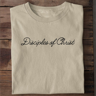 Disciple of Christ Shirt Front & BackPrint Detailansicht, Mountain Movers christliche Streetwear