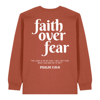 Faith Over Fear Longsleeve BackPrint