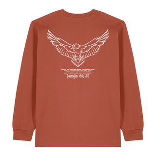 Adler Jesaja 40,31 Longsleeve BackPrint