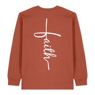 Faith Cross Longsleeve BackPrint