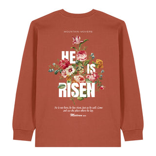 He is Risen Streetwear Longsleeve BackPrint
