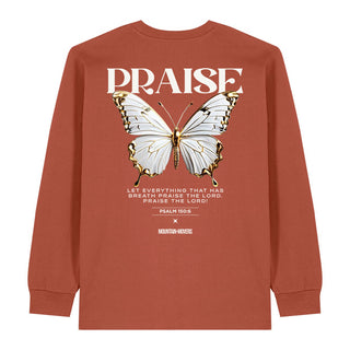 Praise the Lord Butterfly Longsleeve BackPrint