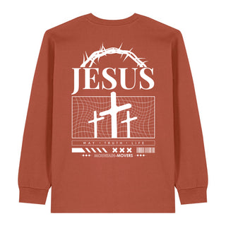 Jesus is the way Longsleeve BackPrint