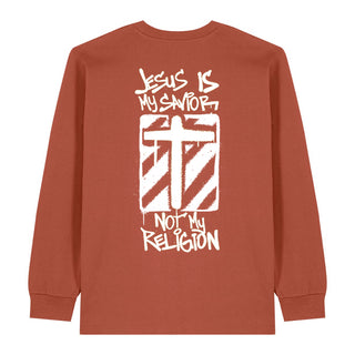 jesus is my savior Longsleeve BackPrint