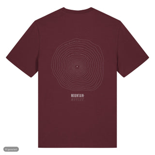 Senfkorn T-Shirt, Burgunder, Rückseite
