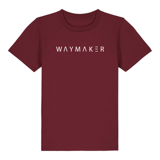 Waymaker Kinder T-Shirt Detailansicht, Mountain Movers christliche Streetwear