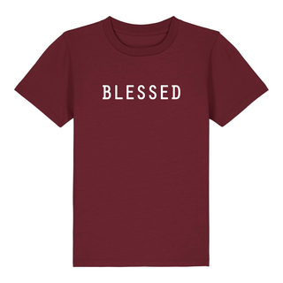 Blessed Kinder T-Shirt Detailansicht, Mountain Movers christliche Streetwear