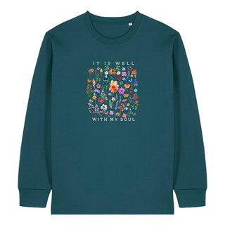 It is well (flowers) Longsleeve