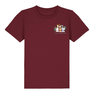 Saved by Noah Tierchen Kinder T-Shirt Detailansicht, Mountain Movers christliche Streetwear