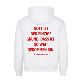 Gott ist der einzige Grund Hoodie Backprint