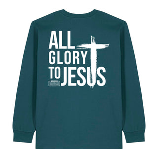 all glory to jesus Longsleeve BackPrint