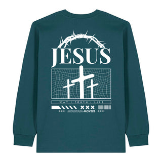 Jesus is the way Longsleeve BackPrint