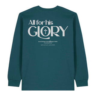 All for his Glory Longsleeve BackPrint
