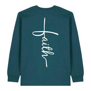 Faith Cross Longsleeve BackPrint