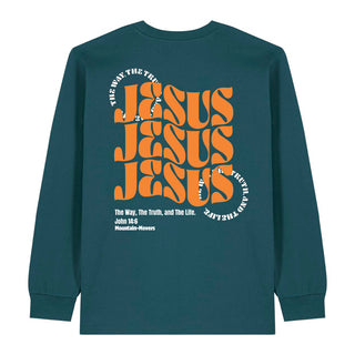 All About Jesus Longsleeve BackPrint