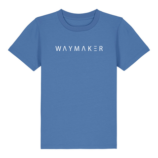 Waymaker Kinder T-Shirt Detailansicht, Mountain Movers christliche Streetwear