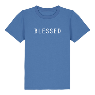 Blessed Kinder T-Shirt Detailansicht, Mountain Movers christliche Streetwear