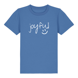 Joyful Kinder T-Shirt Detailansicht, Mountain Movers christliche Streetwear