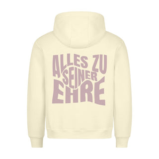 Alles zu seiner Ehre Hoodie Backprint