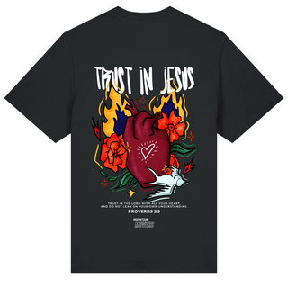 Trust in Jesus Oversized Shirt Front- & BackPrint