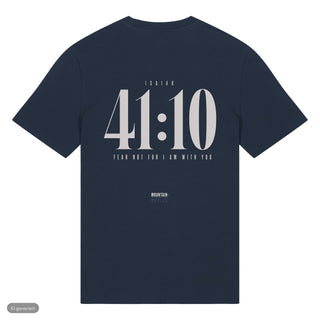 Jesaja 41:10 T-Shirt, Navy, Rückseite