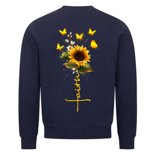 Faith Sunflower (32 cm) Sweatshirt Backprint
