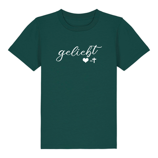 geliebt Kinder T-Shirt Detailansicht, Mountain Movers christliche Streetwear