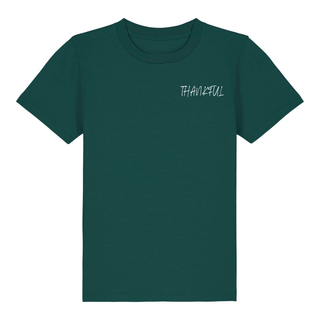 thankful Kinder T-Shirt Detailansicht, Mountain Movers christliche Streetwear