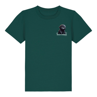Gorilla Strength Kinder T-Shirt Detailansicht, Mountain Movers christliche Streetwear