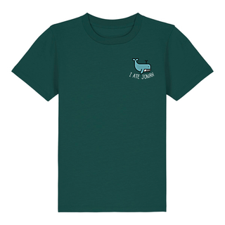I ate Jonah Kinder T-Shirt Detailansicht, Mountain Movers christliche Streetwear