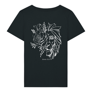 Majesty Frauen T-Shirt BackPrint Variante, Mountain Movers christliches Design
