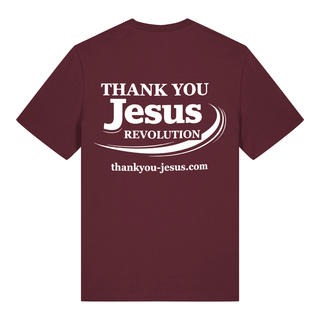 Thank you Jesus T-Shirt kleiner Front- & Backprint