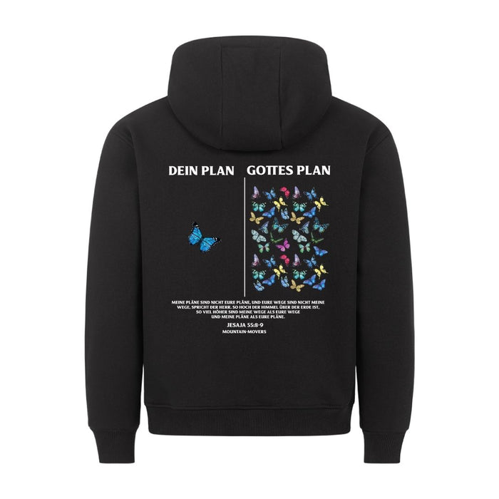 Mijn Plan < Gods Plan Hoodie Rugprint
