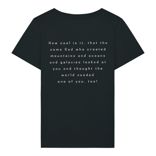 How cool Frauen Shirt BackPrint Variante, Mountain Movers christliches Design
