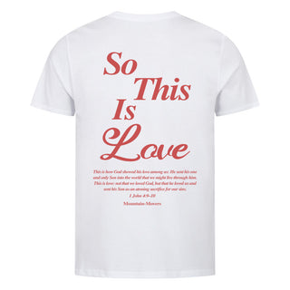 So This is Love Shirt Backprint