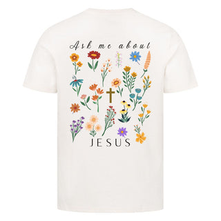 Ask me about Jesus Shirt Backprint
