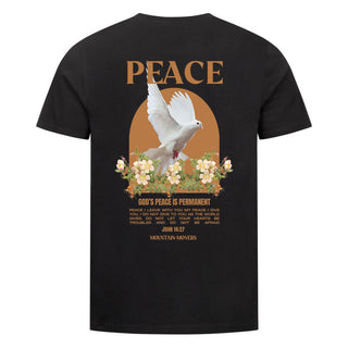 Peace Dove flower Shirt Backprint