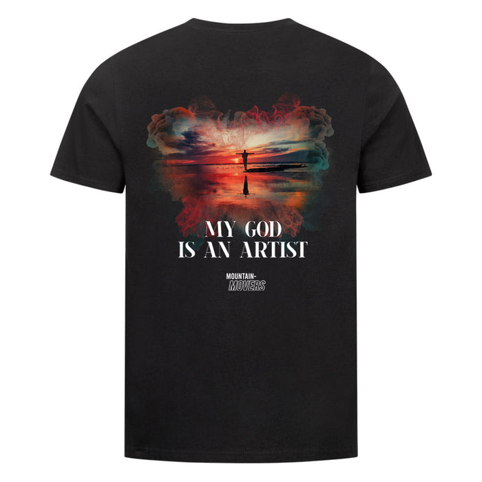 My God is an Artist  Shirt Backprint