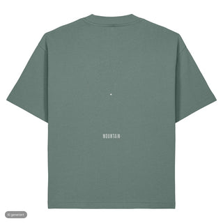 Senfkorn Höhenlinien Heavy Oversized Shirt, Green Bay, Rückseite
