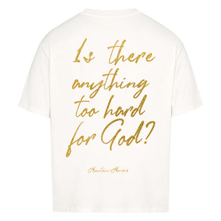 Is there Anything? Oversized Shirt BackPrint