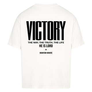 Victory in Jesus Christ Oversize Shirt BackPrint