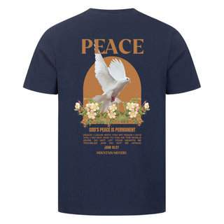 Peace Dove flower shirt backprint