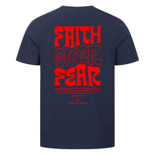 Faith over Fear Typo Shirt Backprint