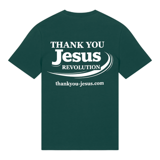 Thank you Jesus T-Shirt kleiner Front- & Backprint
