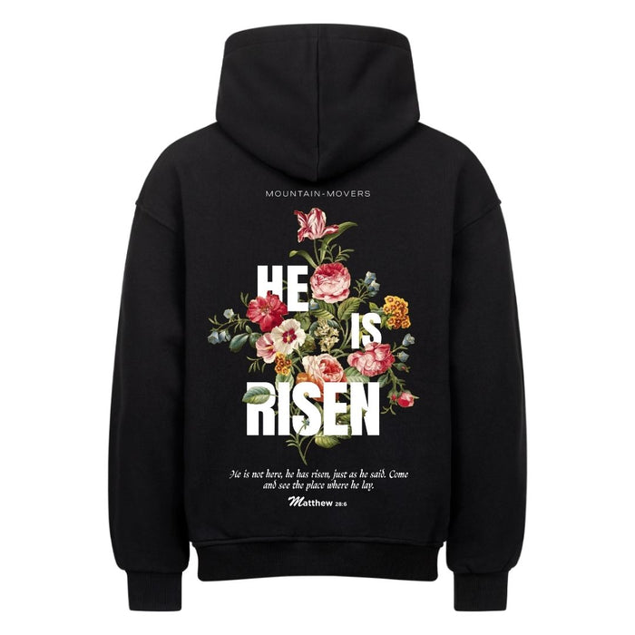 He is Risen Streetwear Oversized Hoodie Rugprint