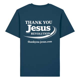 Thank you Jesus T-Shirt kleiner Front- & Backprint
