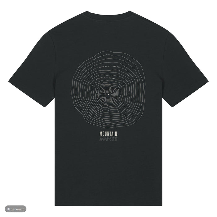 Mustard Seed Höhenlinien Matthäus 17:20 T-Shirt Front & Backprint