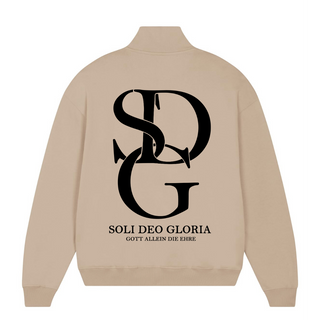 Soli Deo Gloria Half Zip Sweater